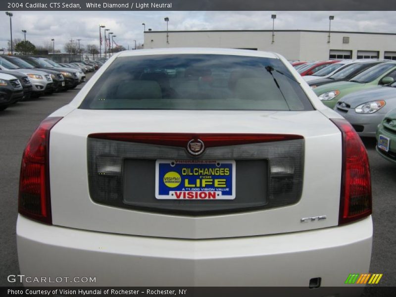 White Diamond / Light Neutral 2004 Cadillac CTS Sedan