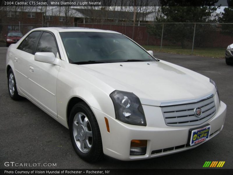 White Diamond / Light Neutral 2004 Cadillac CTS Sedan