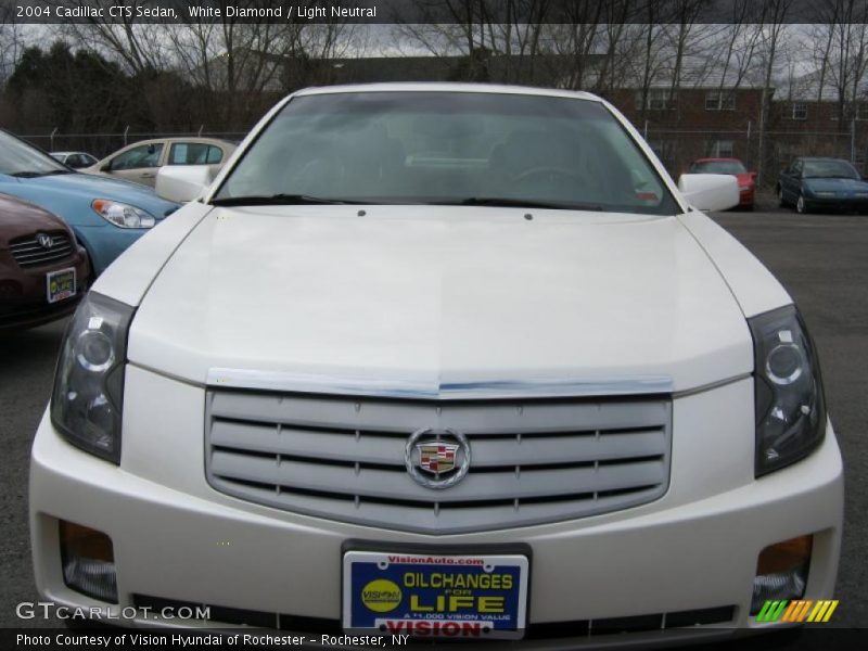 White Diamond / Light Neutral 2004 Cadillac CTS Sedan