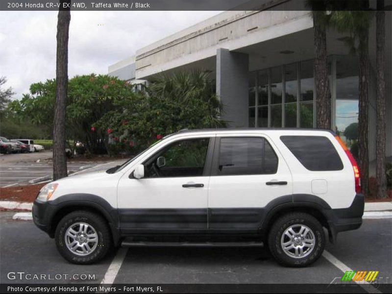 Taffeta White / Black 2004 Honda CR-V EX 4WD