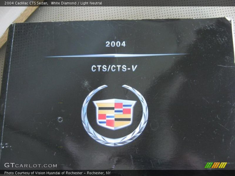White Diamond / Light Neutral 2004 Cadillac CTS Sedan
