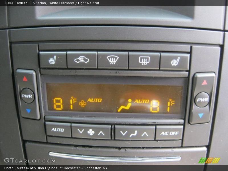 White Diamond / Light Neutral 2004 Cadillac CTS Sedan