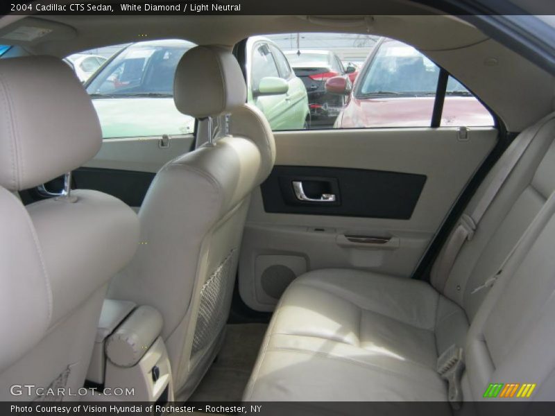 White Diamond / Light Neutral 2004 Cadillac CTS Sedan
