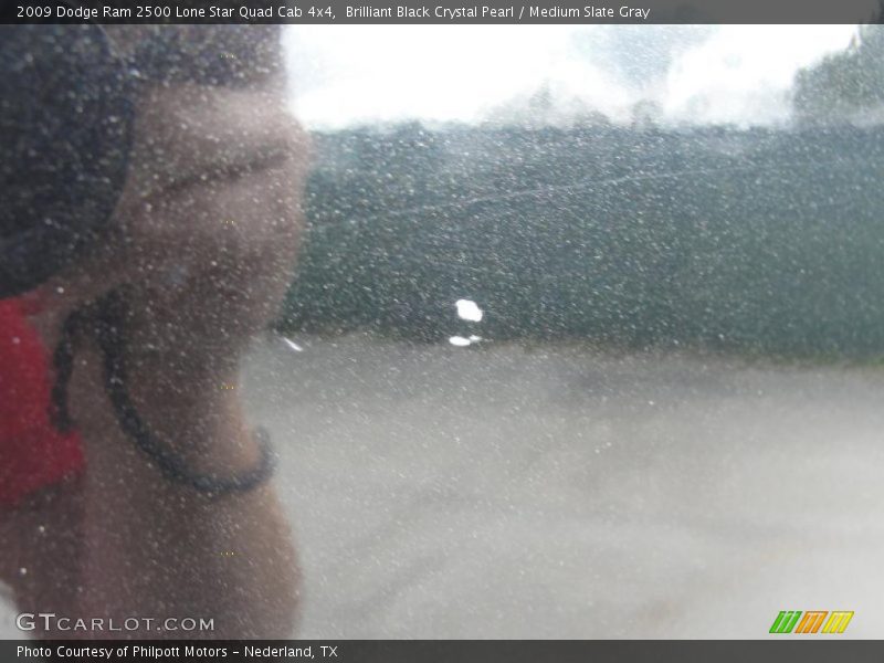 Brilliant Black Crystal Pearl / Medium Slate Gray 2009 Dodge Ram 2500 Lone Star Quad Cab 4x4