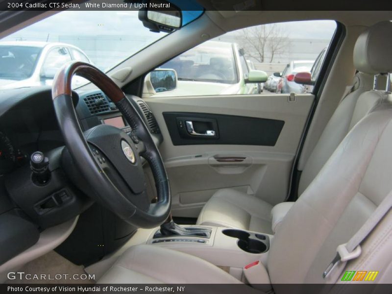 White Diamond / Light Neutral 2004 Cadillac CTS Sedan
