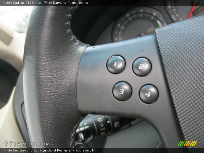 White Diamond / Light Neutral 2004 Cadillac CTS Sedan