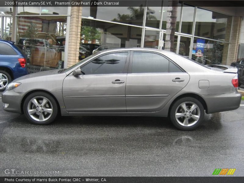 Phantom Gray Pearl / Dark Charcoal 2006 Toyota Camry SE V6