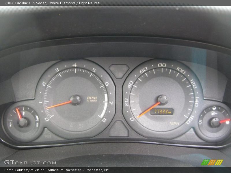 White Diamond / Light Neutral 2004 Cadillac CTS Sedan