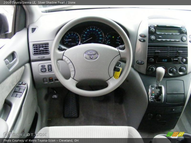 Silver Shadow Pearl / Stone 2008 Toyota Sienna LE