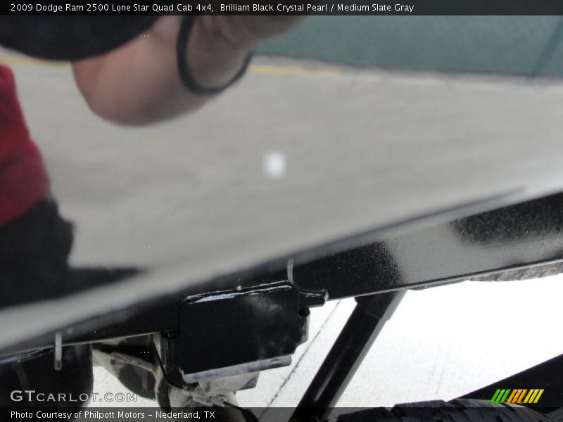 Brilliant Black Crystal Pearl / Medium Slate Gray 2009 Dodge Ram 2500 Lone Star Quad Cab 4x4