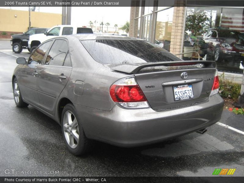 Phantom Gray Pearl / Dark Charcoal 2006 Toyota Camry SE V6