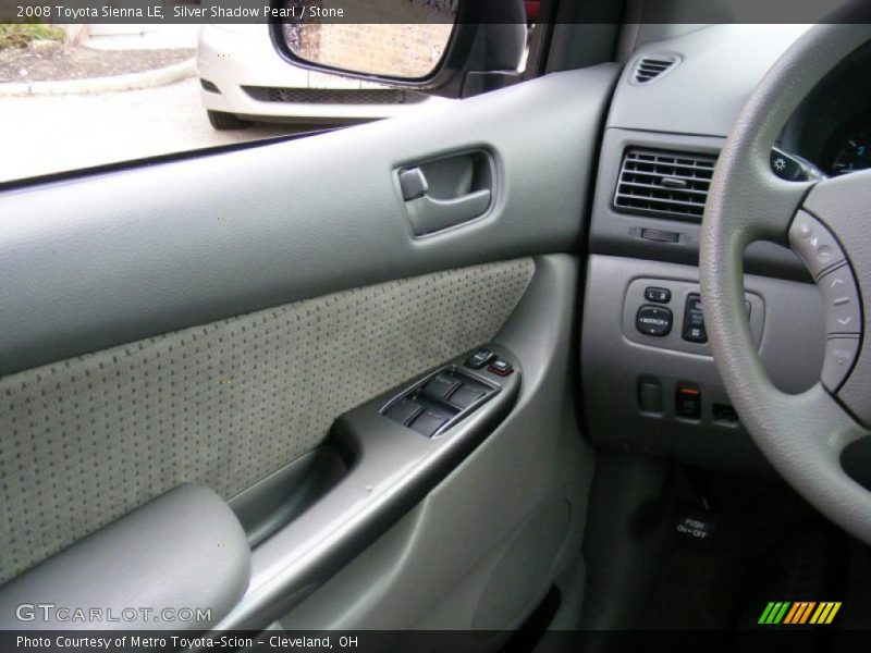 Silver Shadow Pearl / Stone 2008 Toyota Sienna LE