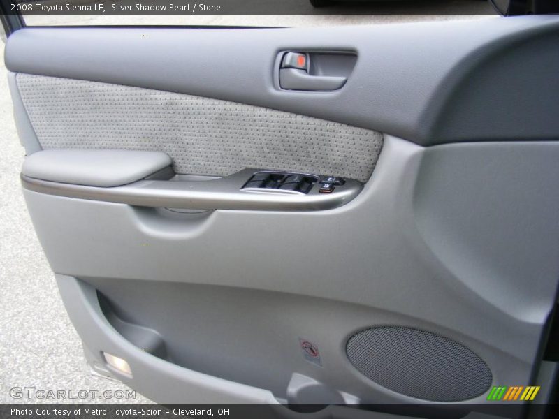 Silver Shadow Pearl / Stone 2008 Toyota Sienna LE