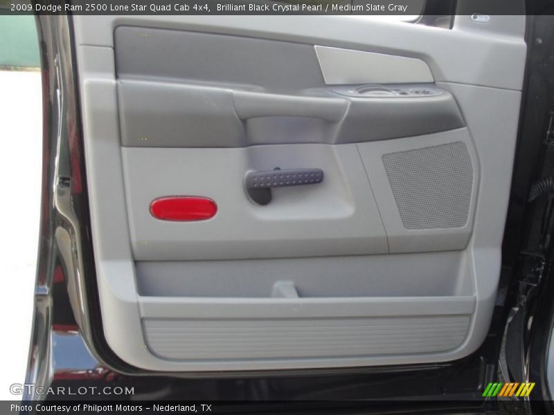Brilliant Black Crystal Pearl / Medium Slate Gray 2009 Dodge Ram 2500 Lone Star Quad Cab 4x4
