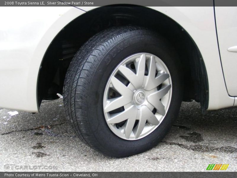 Silver Shadow Pearl / Stone 2008 Toyota Sienna LE