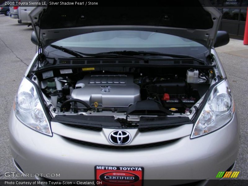 Silver Shadow Pearl / Stone 2008 Toyota Sienna LE