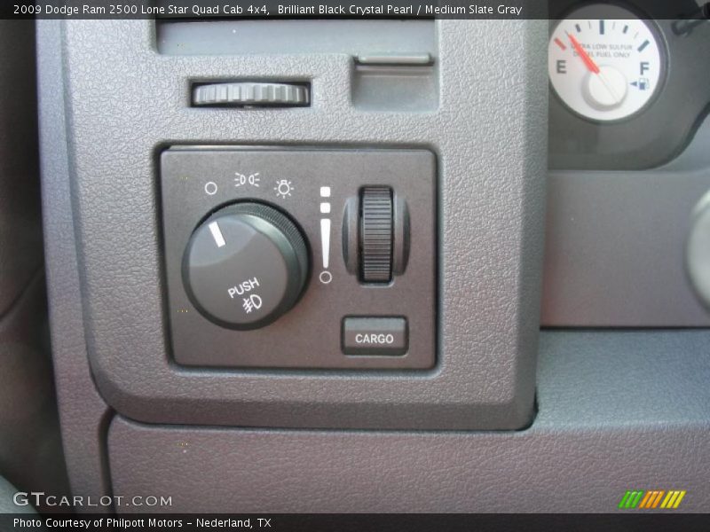 Brilliant Black Crystal Pearl / Medium Slate Gray 2009 Dodge Ram 2500 Lone Star Quad Cab 4x4