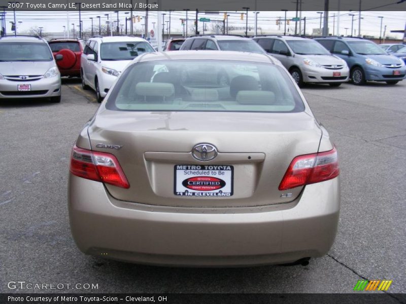 Desert Sand Mica / Bisque 2007 Toyota Camry LE