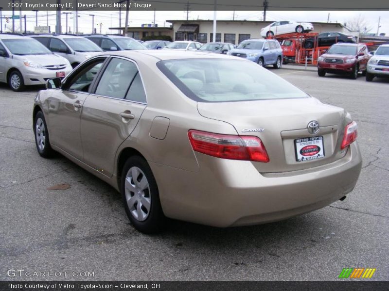 Desert Sand Mica / Bisque 2007 Toyota Camry LE