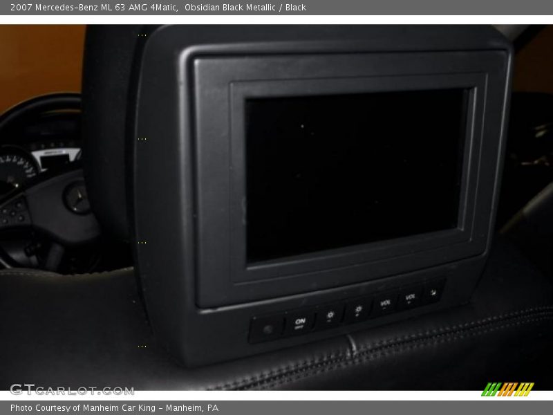 Obsidian Black Metallic / Black 2007 Mercedes-Benz ML 63 AMG 4Matic