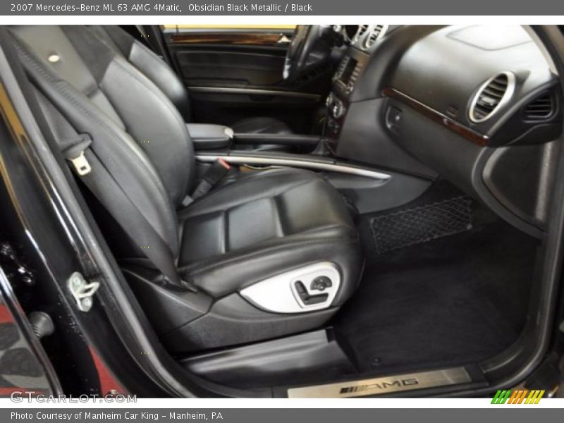 Obsidian Black Metallic / Black 2007 Mercedes-Benz ML 63 AMG 4Matic