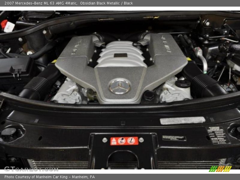 Obsidian Black Metallic / Black 2007 Mercedes-Benz ML 63 AMG 4Matic