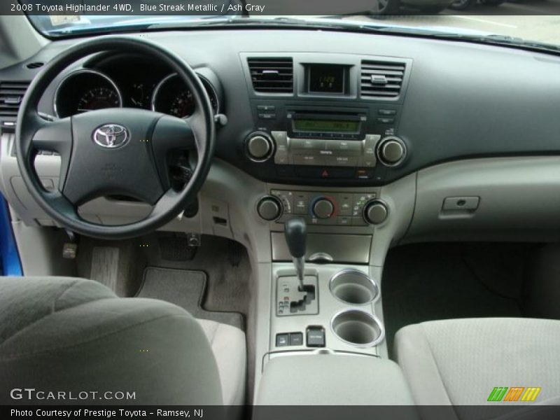 Blue Streak Metallic / Ash Gray 2008 Toyota Highlander 4WD