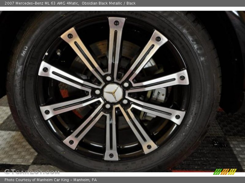 Obsidian Black Metallic / Black 2007 Mercedes-Benz ML 63 AMG 4Matic