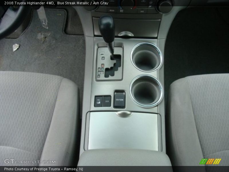 Blue Streak Metallic / Ash Gray 2008 Toyota Highlander 4WD