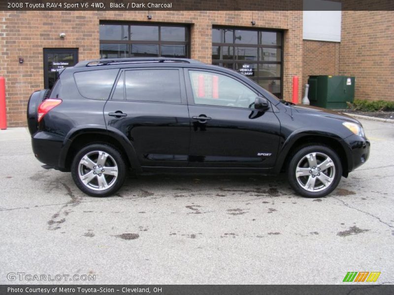 Black / Dark Charcoal 2008 Toyota RAV4 Sport V6 4WD