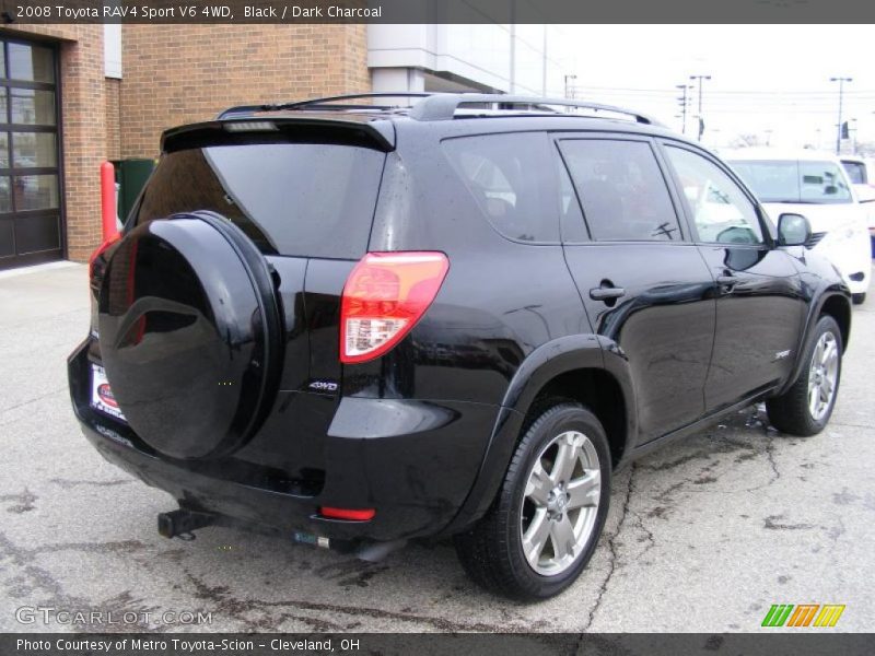 Black / Dark Charcoal 2008 Toyota RAV4 Sport V6 4WD