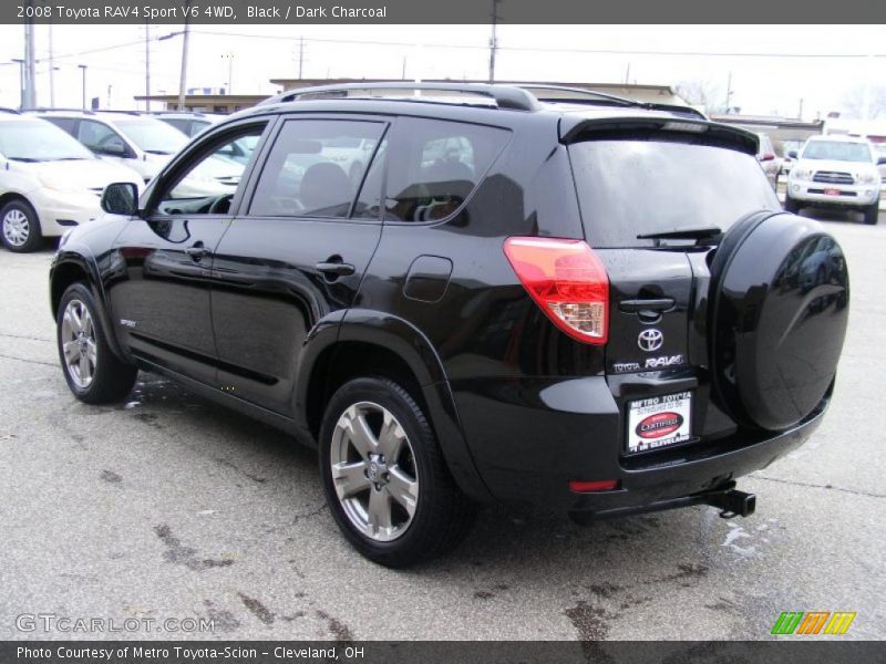 Black / Dark Charcoal 2008 Toyota RAV4 Sport V6 4WD