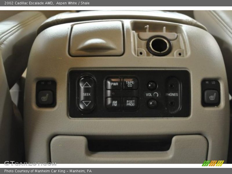 Aspen White / Shale 2002 Cadillac Escalade AWD