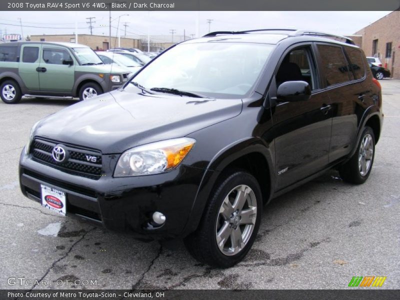 Black / Dark Charcoal 2008 Toyota RAV4 Sport V6 4WD