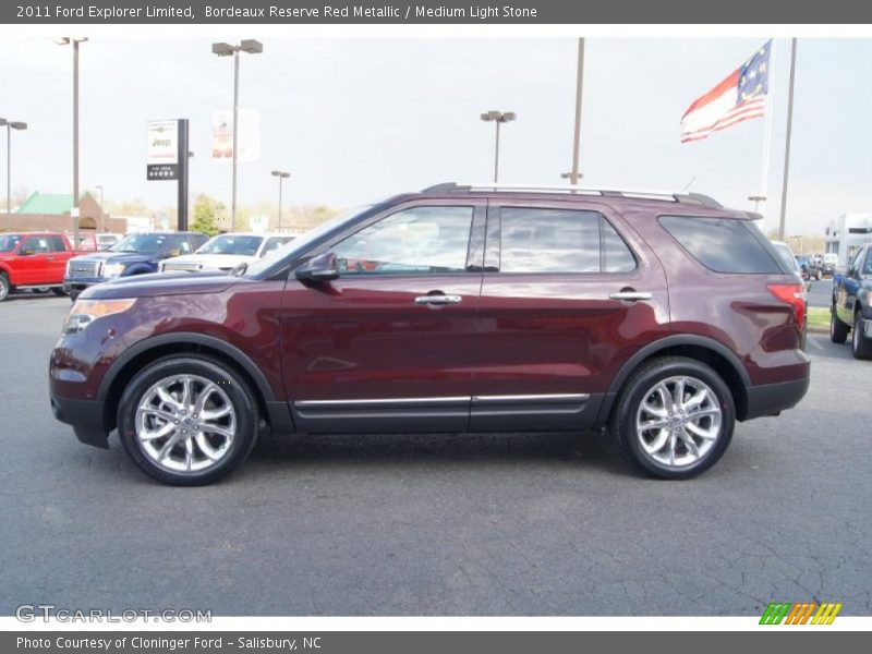  2011 Explorer Limited Bordeaux Reserve Red Metallic