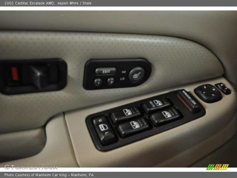 Aspen White / Shale 2002 Cadillac Escalade AWD