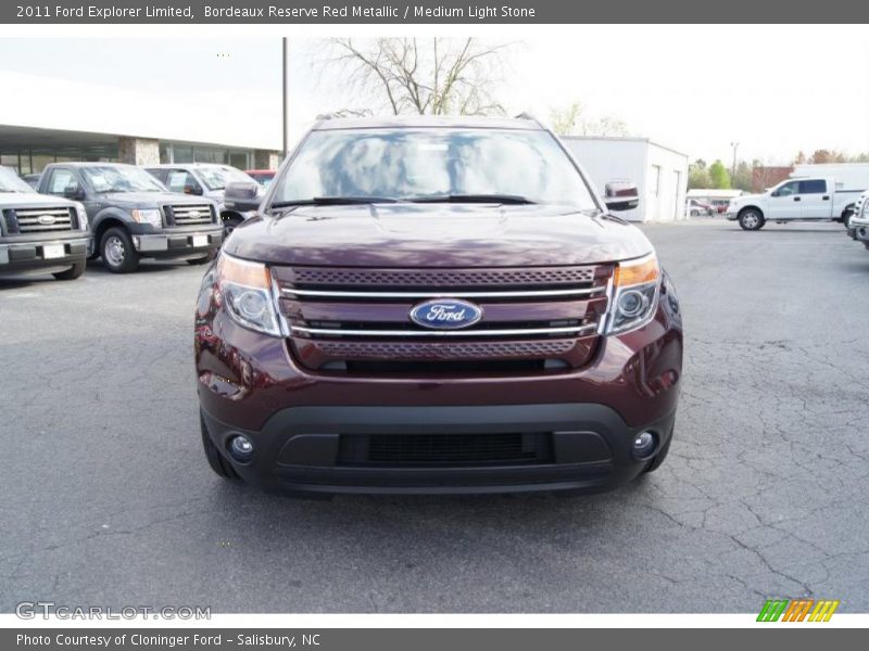 Bordeaux Reserve Red Metallic / Medium Light Stone 2011 Ford Explorer Limited