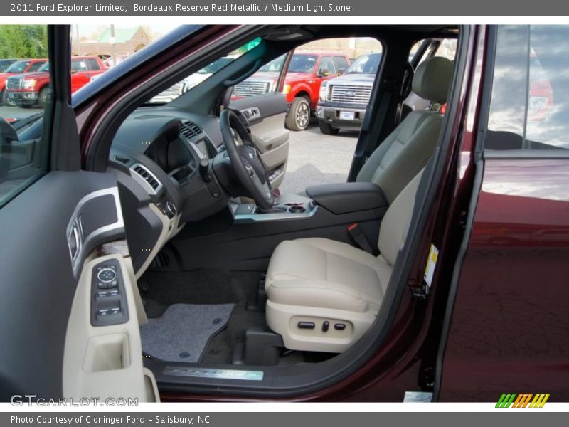  2011 Explorer Limited Medium Light Stone Interior