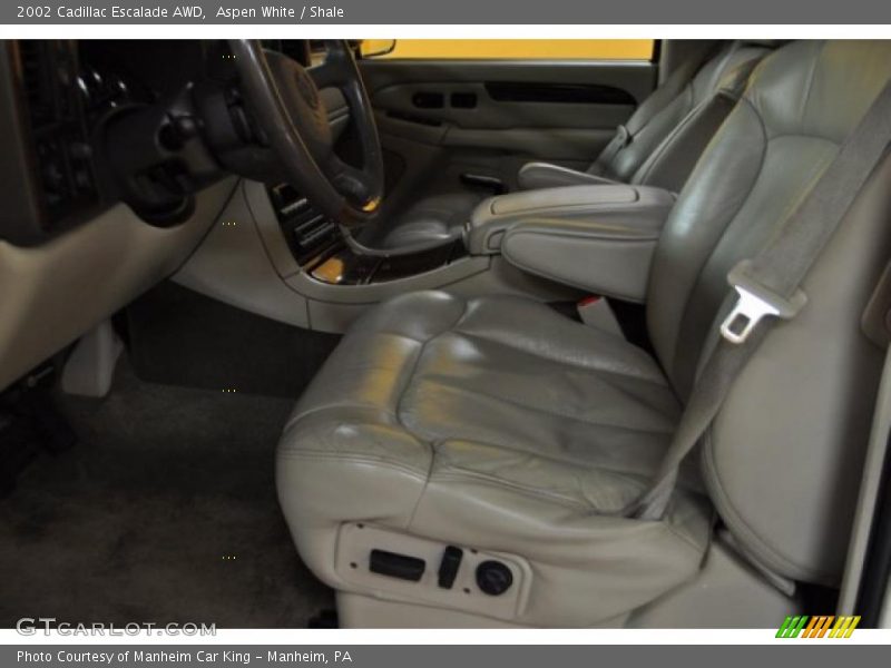 Aspen White / Shale 2002 Cadillac Escalade AWD