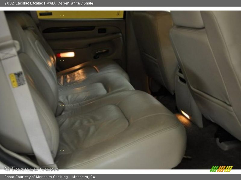 Aspen White / Shale 2002 Cadillac Escalade AWD
