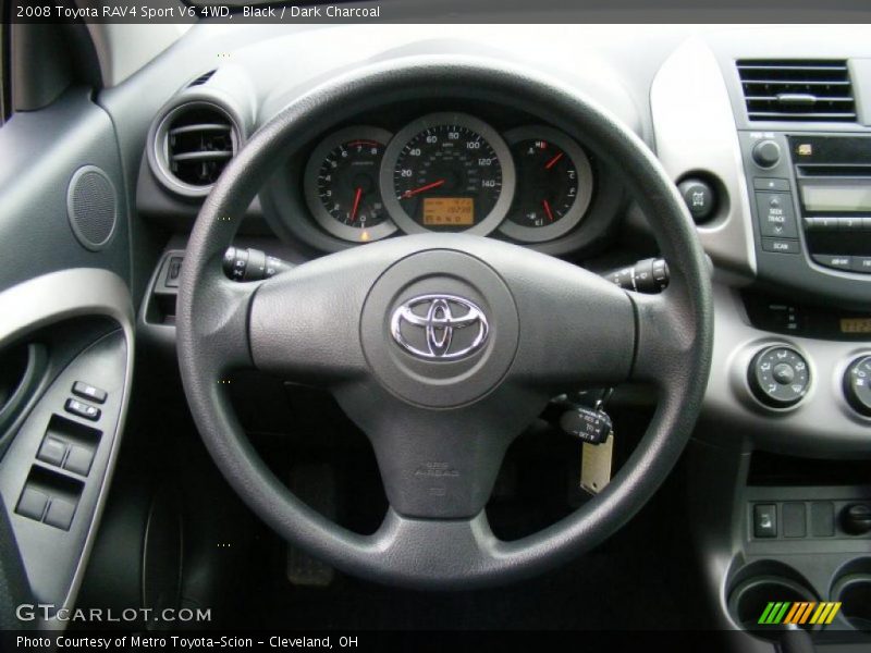 Black / Dark Charcoal 2008 Toyota RAV4 Sport V6 4WD