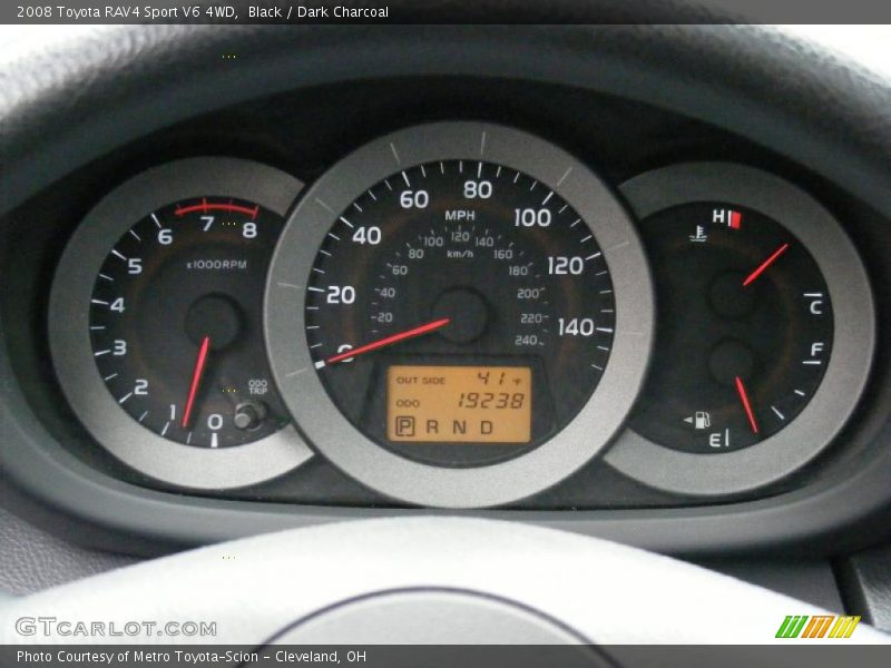 Black / Dark Charcoal 2008 Toyota RAV4 Sport V6 4WD