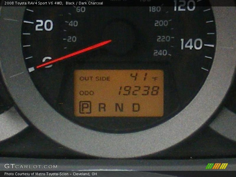 Black / Dark Charcoal 2008 Toyota RAV4 Sport V6 4WD