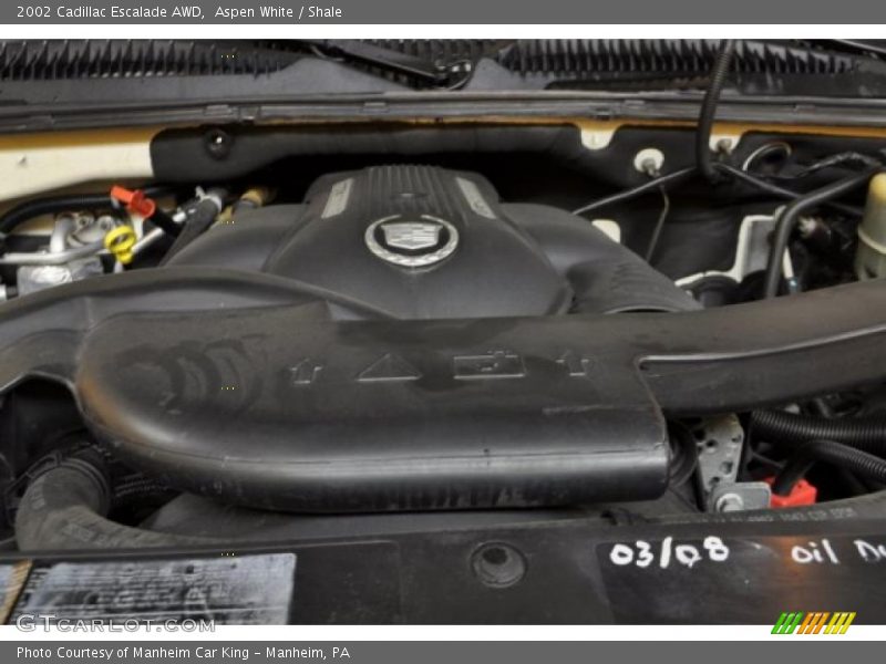 Aspen White / Shale 2002 Cadillac Escalade AWD