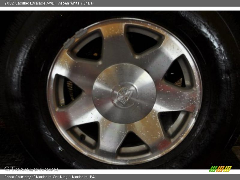 Aspen White / Shale 2002 Cadillac Escalade AWD