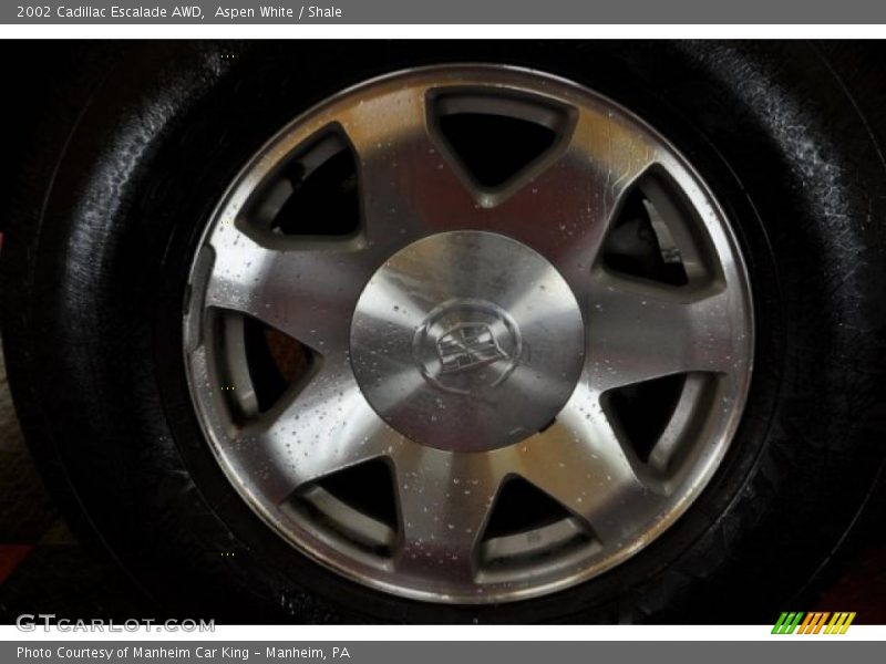 Aspen White / Shale 2002 Cadillac Escalade AWD