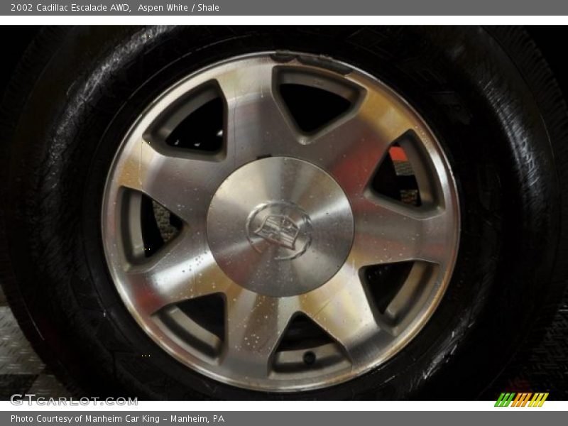 Aspen White / Shale 2002 Cadillac Escalade AWD
