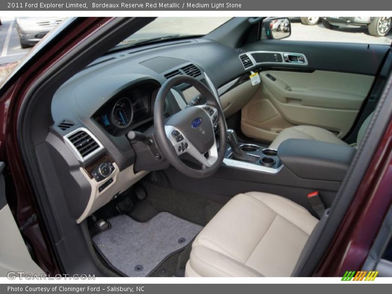  2011 Explorer Limited Medium Light Stone Interior