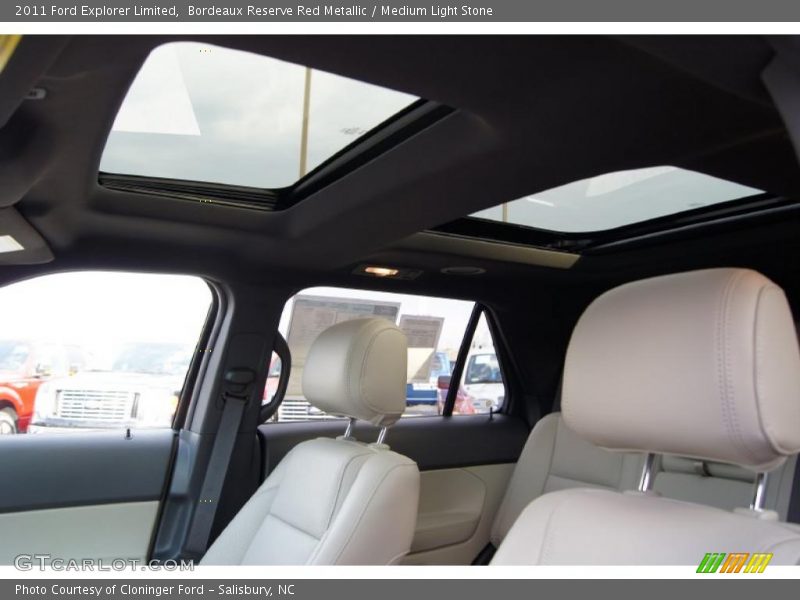 Sunroof of 2011 Explorer Limited