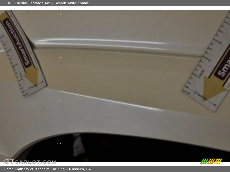 Aspen White / Shale 2002 Cadillac Escalade AWD